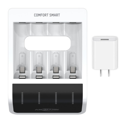 Bộ sạc kèm Pin 2850 mAh ComfortSmart ANSMANN- Hàng Nhập Khẩu