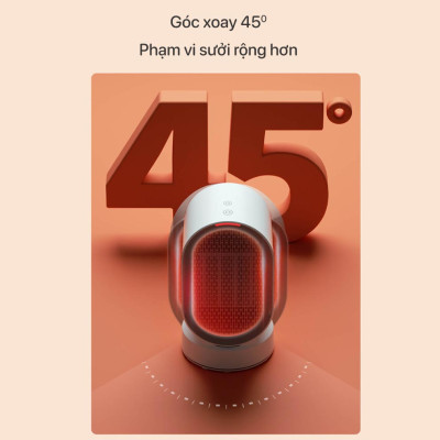 Quạt Sưởi Gốm Xiaomi Douhe DH-QN04 Phù Hợp Diện Tích Hoạt Động 10 m2 Công Suất 600 W - Hàng Nhập Khẩu
