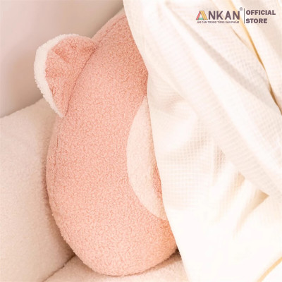 Bộ Chăn Gối Văn Phòng 3 Trong 1 Kiểu Heo Dễ Thương - Màu Hồng Phấn Siêu Đẹp Dùng Để Đi Du Lịch, Xem TV Và Tặng Người Yêu