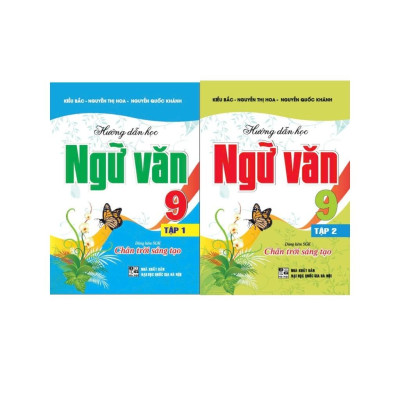 Sách - Hướng Dẫn Học Ngữ Văn 6 7 8 9 - Tập 1 + Tập 2 (Dùng Kèm SGK Chân Trời Sáng Tạo) - HA