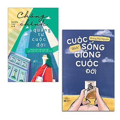 Combo Sách Nói Thay Lòng Bạn: Chông Chênh Quãng Tư Cuộc Đời + Cuộc Sống "Đếch" Giống Cuộc Đời (nếu bạn đang phải đối mặt với những chông chênh của cuộc đời cuốn sách sẽ giúp bạn vững vàng và sống tốt trong những năm tháng tiếp theo)