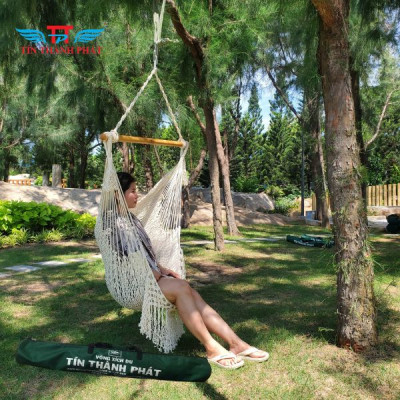 Võng xích đu treo Tín Thành Phát – Đan thủ công tinh tế, mang phong cách sang trọng