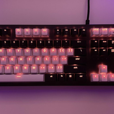 Bộ Keycap Razer PBT Upgrade Set_Mới, hàng chính hãng