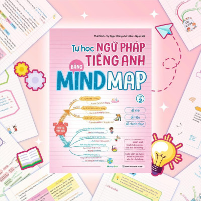 Sách - Tự Học Ngữ Pháp Tiếng Anh Bằng Mindmap - Tập 2 - Megabook
