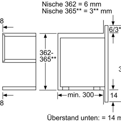 Lò Vi Sóng Âm Tủ Bosch BFL634GS1 (21L) - Hàng chính hãng