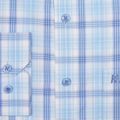 Áo sơ mi nam tay dài form suông Khatoco A1MD468T1-CNCR109-2409-D