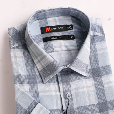 Áo sơ mi Khatoco nam tay ngắn