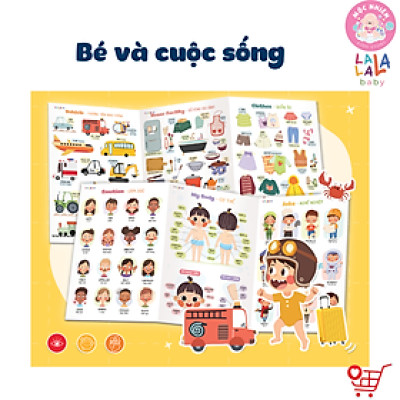 Bảng gấp thông thái - My First Learning chart (Dành cho bé từ 1 tuổi) - Lalala Baby
