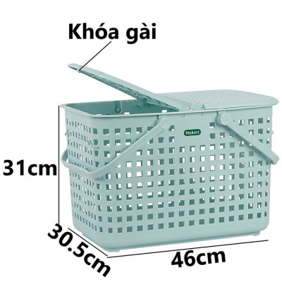 Làn nhựa đựng đồ đi sinh mẹ và bé/Giỏ nhựa đi sinh cao cấp MSP 2068