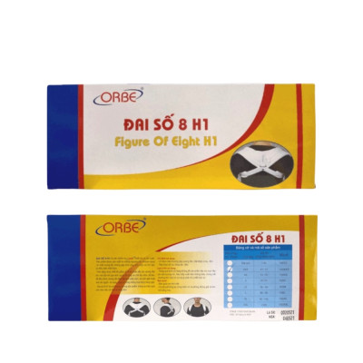 Đai Số 8 ORBE H1 - Trắng