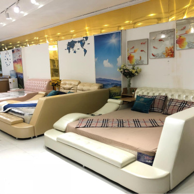 Giường ngủ cao cấp Juno Sofa lọt lòng nệm 1m6 x 2m 