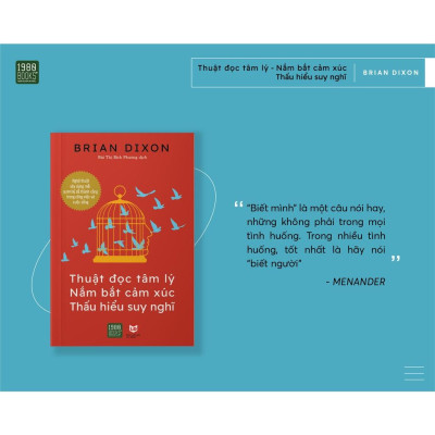 Sách  Thuật Đọc Tâm Lý, Nắm Bắt Cảm Xúc, Thấu Hiểu Suy Nghĩ - 1980Books - BẢN QUYỀN