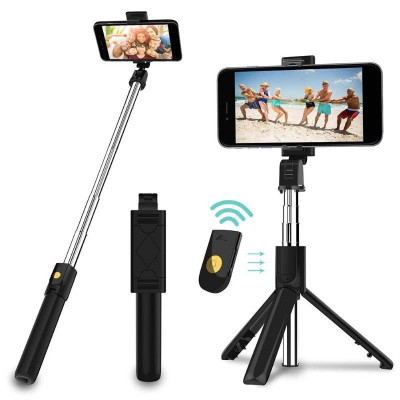 Gậy Selfie Tripod Có Đèn Trợ Sáng – Remote Bluetooth Tiện Lợi, Phù Hợp Mọi Smartphone