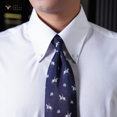 [ SEASON 2025 ] Sơ mi TRẮNG, CỔ BUTTON DOWN, chất liệu Bamboo + Cotton, Regular-fit tôn dáng, mặc công sở, đi tiệc lịch lãm