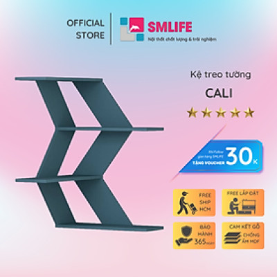 Kệ gỗ trưng bày kiểu dáng nhỏ gọn SMLIFE Cali