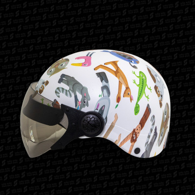 Mũ bảo hiểm hoa văn kính trẻ em chính hãng NÓN SƠN AKE-TR094