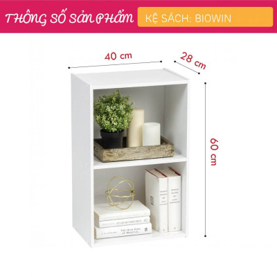 Kệ sách gỗ công nghiệp hiện đại SMLIFE Biowin