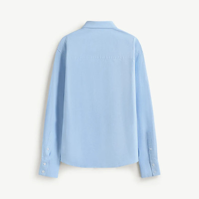 Áo sơ mi tay dài nam thêu túi Form Loose - RT 10S25SHL030 | ROUTINE CÀ MAU