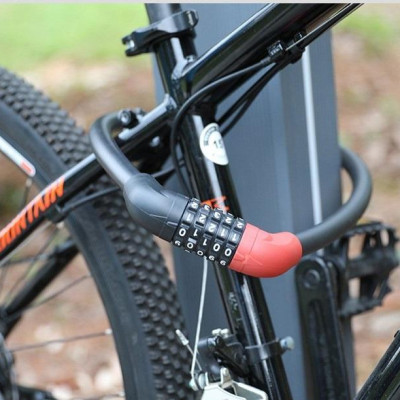 Dây khóa xe đạp, xe máy 5 số đổi được mật mã