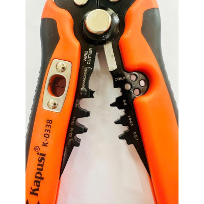 Kìm Tuốt Dây Đa Năng Kapusi K-0338 – Tiện lợi, chính xác, bền bỉ - Thêm chức năng tách, uốn dây