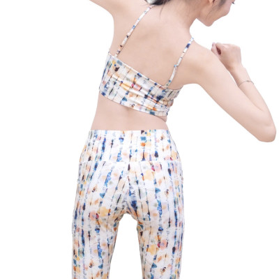 Quần lửng thể thao trên gối LMcation túi 2 bên - Sọc đủ màu