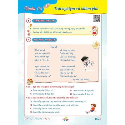 Sách Combo Bài Tập Tuần Toán và Tiếng Việt Lớp 4 - Kết Nối Tri Thức Với Cuộc Sống