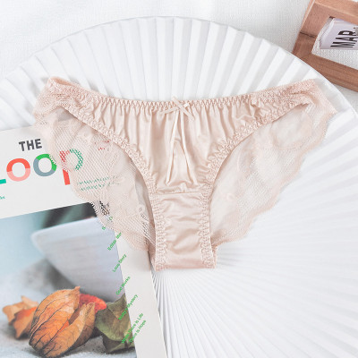 Combo 5 Quần Lót Nữ Lụa Bóng Phối Ren Cao Cấp Q8093 – Mềm Mịn, Sang Trọng, Co Giãn 4 Chiều