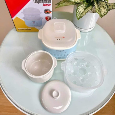 Nồi nấu chậm, nồi chưng yến, nồi hấp đa năng Kalpen SK2 dung tích 1L, hàng chính hãng