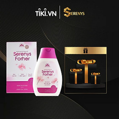 Dung dịch vệ sinh nữ Serenys Foher 200ml giúp khử mùi hôi, giảm viên ngứa, cân bằng độ ẩm, độ Ph