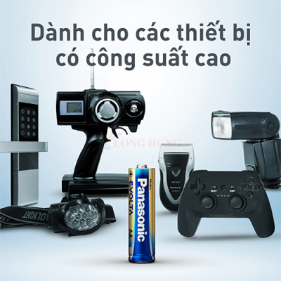Hộp Pin kiềm Panasonic Alkaline Evolta AA LR6EG/2B-V (24 viên) - Hàng chính hãng