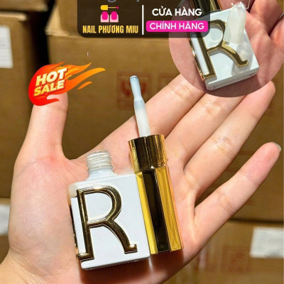 Sơn Gel Màu Thạch Nước Gạo CR Milk White Cao Cấp 15ml Làm Nail Đậm Đặc, Bóng Mượt, Lên Màu Chuẩn Sơn Dirse Trắng Sữa Nhạt Nữ Women