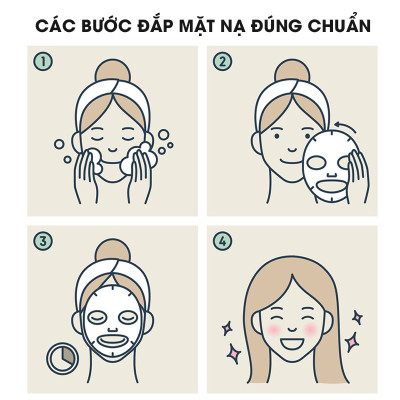 Sản phẩm dụng cụ  làm đẹp cho bạn gái _ Set 10 miếng mặt nạ tế bào gốc dưỡng ẩm làm đẹp cho mặt 
