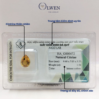 Viên đá thạch anh vàng (Citrine) thiên nhiên_HA-G000472