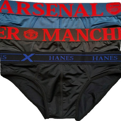 Quần lót nam tam giác lưng thun cotton 4 chiều co giãn cao cấp ShopN6 - QLT1 (màu tối + chữ ngẫu nhiên)