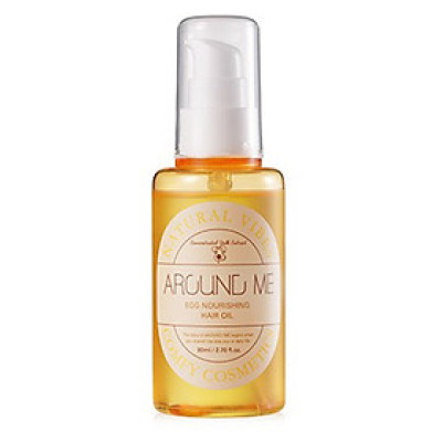 Tinh dầu dưỡng tóc thơm, mềm mượt chiết xuất từ trứng Around Me Egg Nourishing Hair Oil 80ml