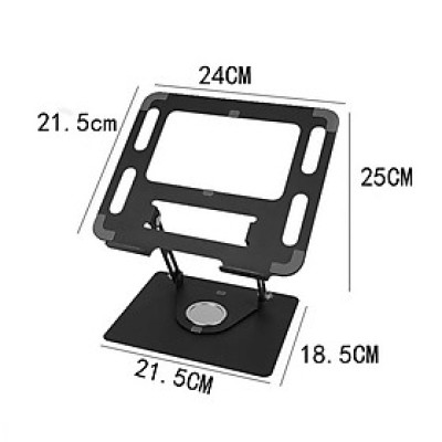 Giá đỡ,Đế tản nhiệt máy tính,laptop,ipad bằng hợp kim nhôm HXSJ K95 điều chỉnh 5 cấp độ cho máy 10-15,6 inch có thể gập - Hàng chính hãng