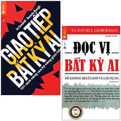 Combo Sách Đọc Vị Bất Kỳ Ai + Giao Tiếp Bất Kỳ Ai (Bộ 2 Cuốn)