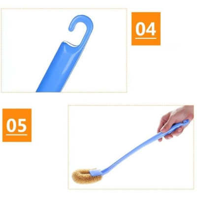 Chổi cọ rửa toilet, nhà vệ sinh Kokubo - Hàng nội địa Nhật Bản - Giao màu ngẫu nhiên