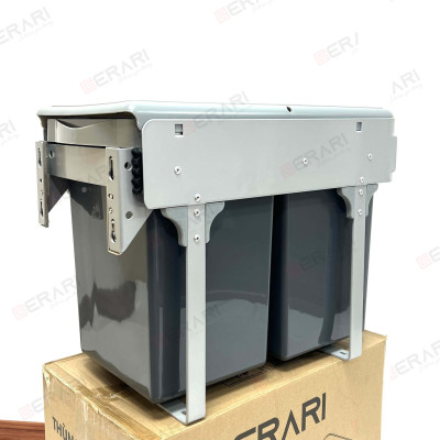 Thùng rác đôi gắn cánh (hoặc âm tủ Gerari chính hãng)