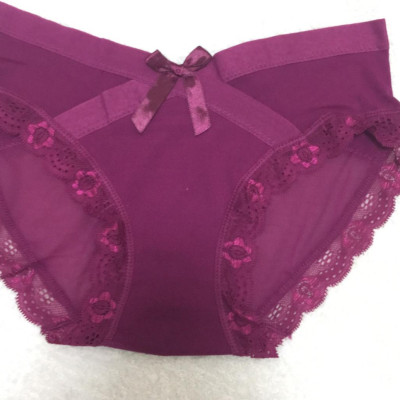 Combo 5 Quần lót ren lưới cạp chéo ( màu ngẫu nhiên)