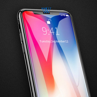 Miếng dán màn hình cường lực Mipow Kingbull 3D dành cho iPhone XS Max - Hàng Chính Hãng