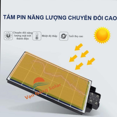 Đèn đường liền thể năng lượng mặt trời 450W
