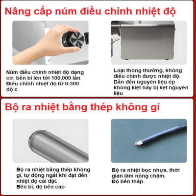 Máy ép dầu thực vật Nóng và Lạnh. Thương hiệu Anh Quốc AOSIDA cao cấp WF-J168 - Hàng chính hãng
