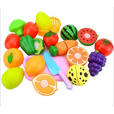 Bộ Cắt Ghép Rau Củ Quả 24 Chi Tiết Cho Bé