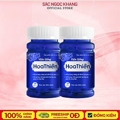 Combo 2 Hộp viên uống Hoa Thiên (30 viên) giúp bổ huyết, điều kinh, cân bằng nội tiết tố nữ