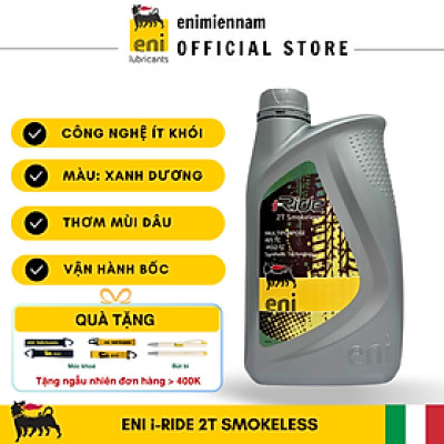 (HCM) Nhớt 2 thì không khói, eni 2T SML, chuẩn chất lượng châu Âu