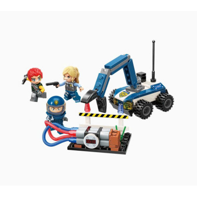 QMAN - 1932 Bộ xếp hình Thành phố Mine - Cảnh sát Thành phố bắt tội phạm (giao ngẫu nhiên)