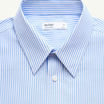 Áo sơ mi tay ngắn nam kẻ sọc.Loose - RT 10S25SHS017 | ROUTINE CÀ MAU