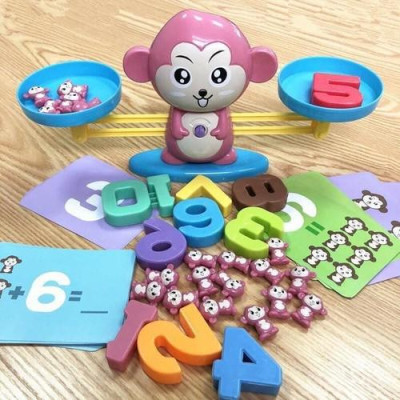 ( SIZE TO) ĐỒ CHƠI KHỈ CÂN BẰNG TOÁN HỌC