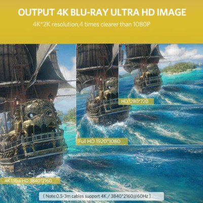 Ugreen UG50820ED015TK 3M màu đen Cáp tín hiệu HDMI dẹt - HÀNG CHÍNH HÃNG